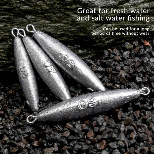 THKFISH Fishing Weights Inline Trolling Pyramid Sinkers