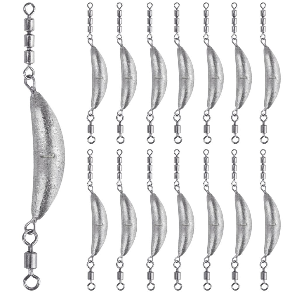 Lead Fishing Spin Sinkers Inline Trolling Sinkers Drop Shot