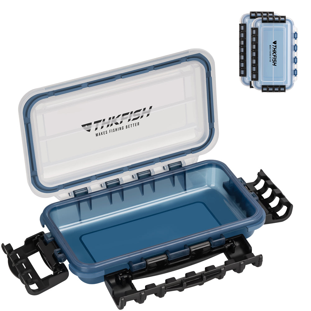 THKFISH 2 4PCS 3400 3500 Waterproof Tackle Box with Dividers