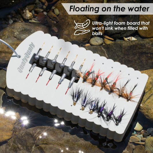THKFISH Fly Fishing Fly Patch Dropper Rig Keeper