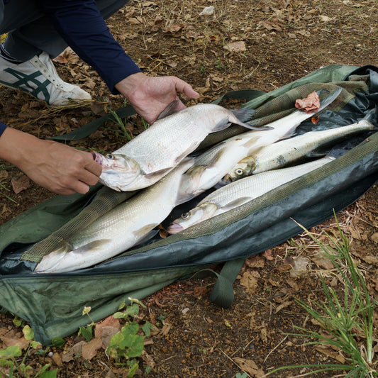 THKFISH Folding Mesh Sling Fishing Weigh Bags