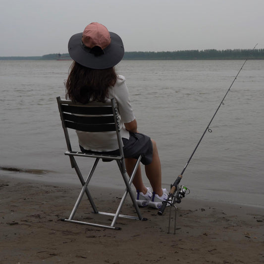 THKFISH 2PCS Folding Camping Chairs Portable Fishing Chairs
