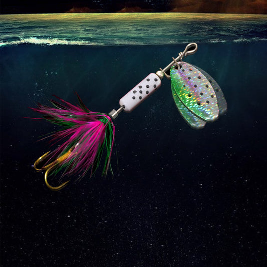 THKFISH 4pcs Fishing Spinnerbaits Trout Lures for Bass Trout Crappie