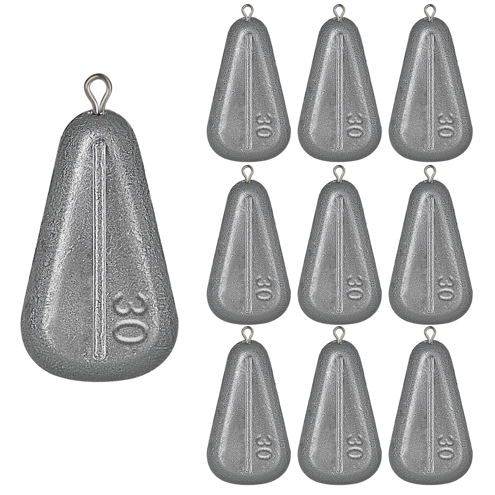 THKFISH No Roll Lead Sinkers Weights for Saltwater and Freshwater