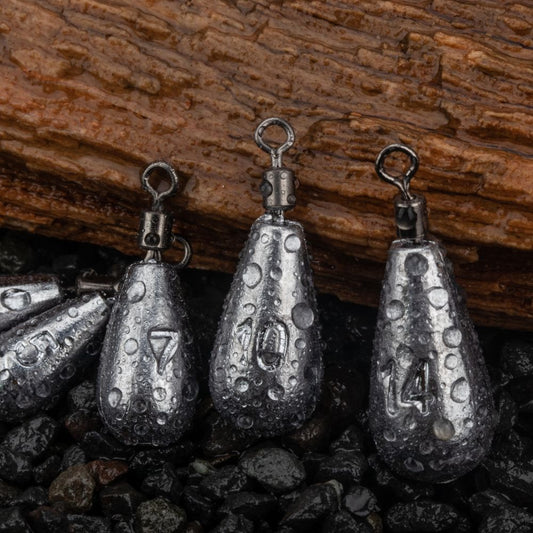 THKFISH 28pcs Drop Shot Fishing Weights Sinkers