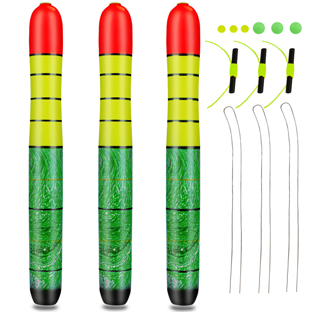catfish fishing pole rigs THKFISH 3PCS Weighted Catfish Pole Fishing Floats Fishing Bobbers