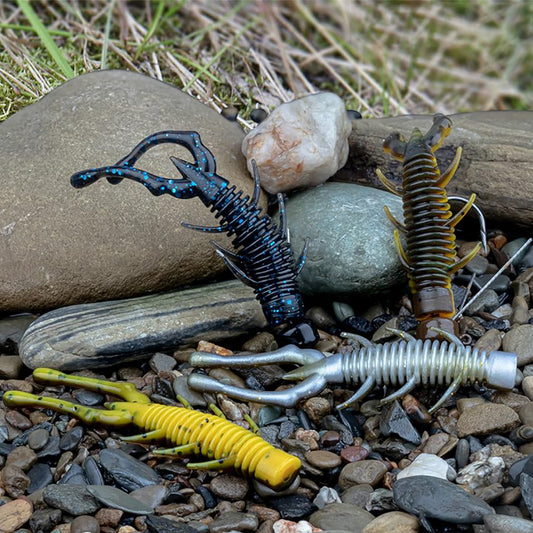 THKFISH Soft Plastic Fishing Bait Bass Lures - 20pcs