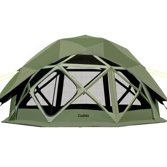 THKFISH 8-10 Person Pop Up Screen Tent with Rain Fly Tarp