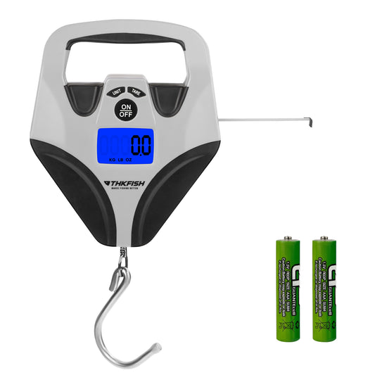 THKFISH Digital Fish Scales Weight with Larger Hook 110lb/50kg