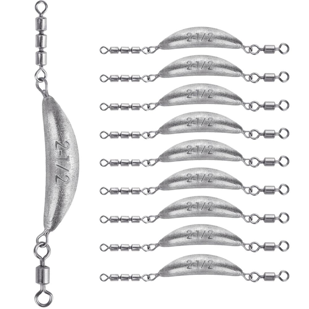 Lead Fishing Spin Sinkers Inline Trolling Sinkers Drop Shot