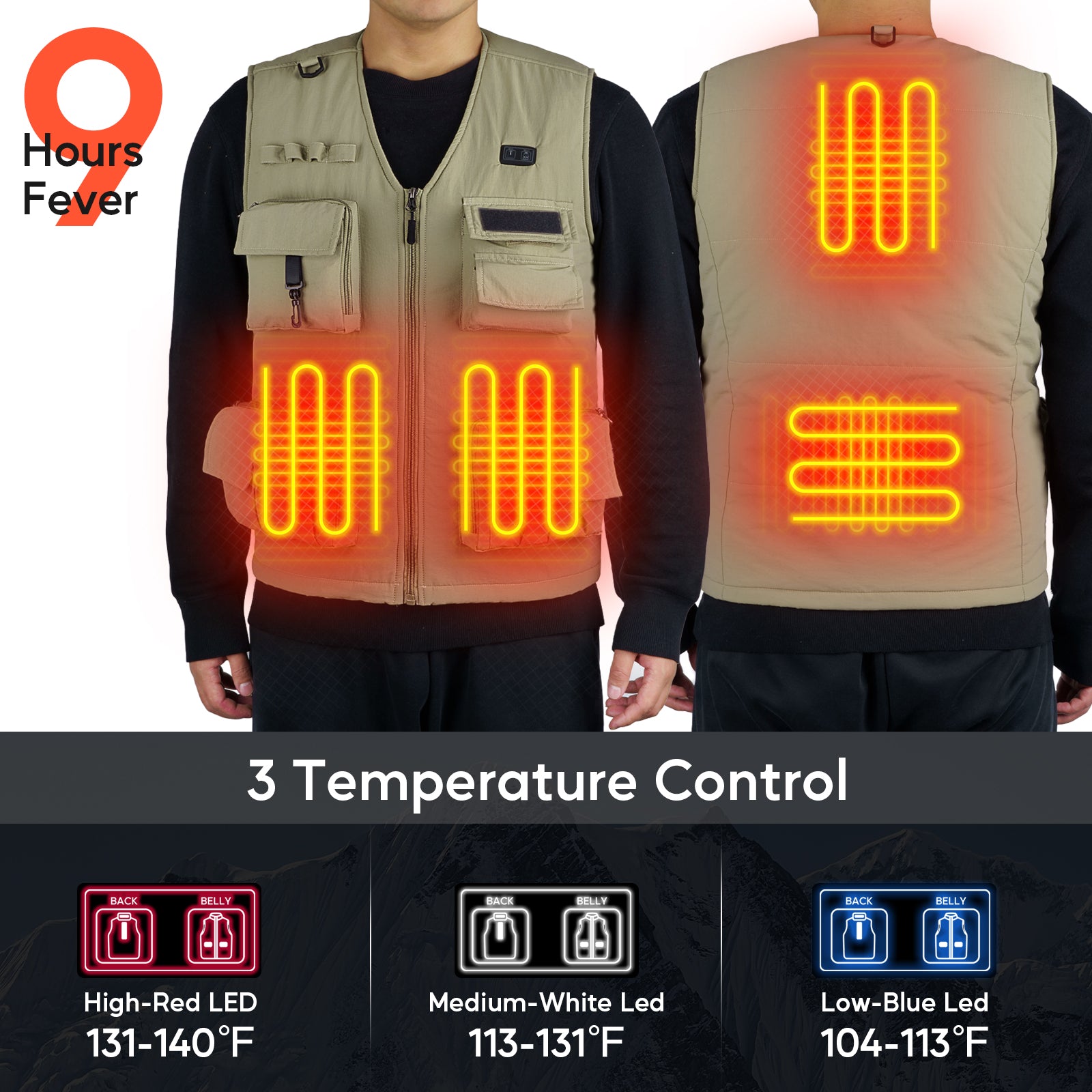 Magreel Fly Fishing Vest For Men And Women, Comfortable Fishing Vest