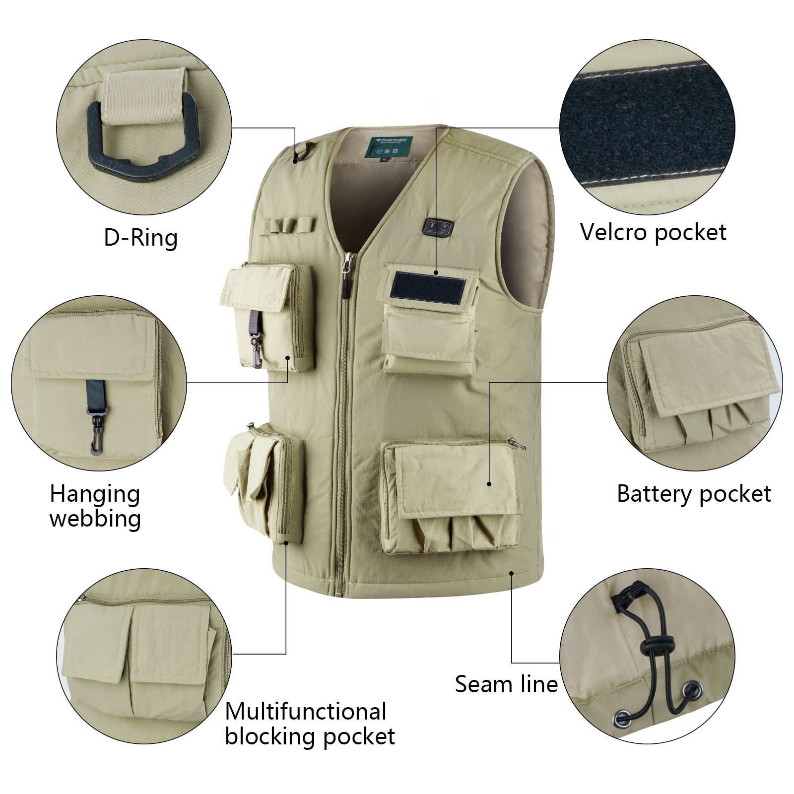 Magreel Fly Fishing Vest For Men And Women, Comfortable Fishing Vest