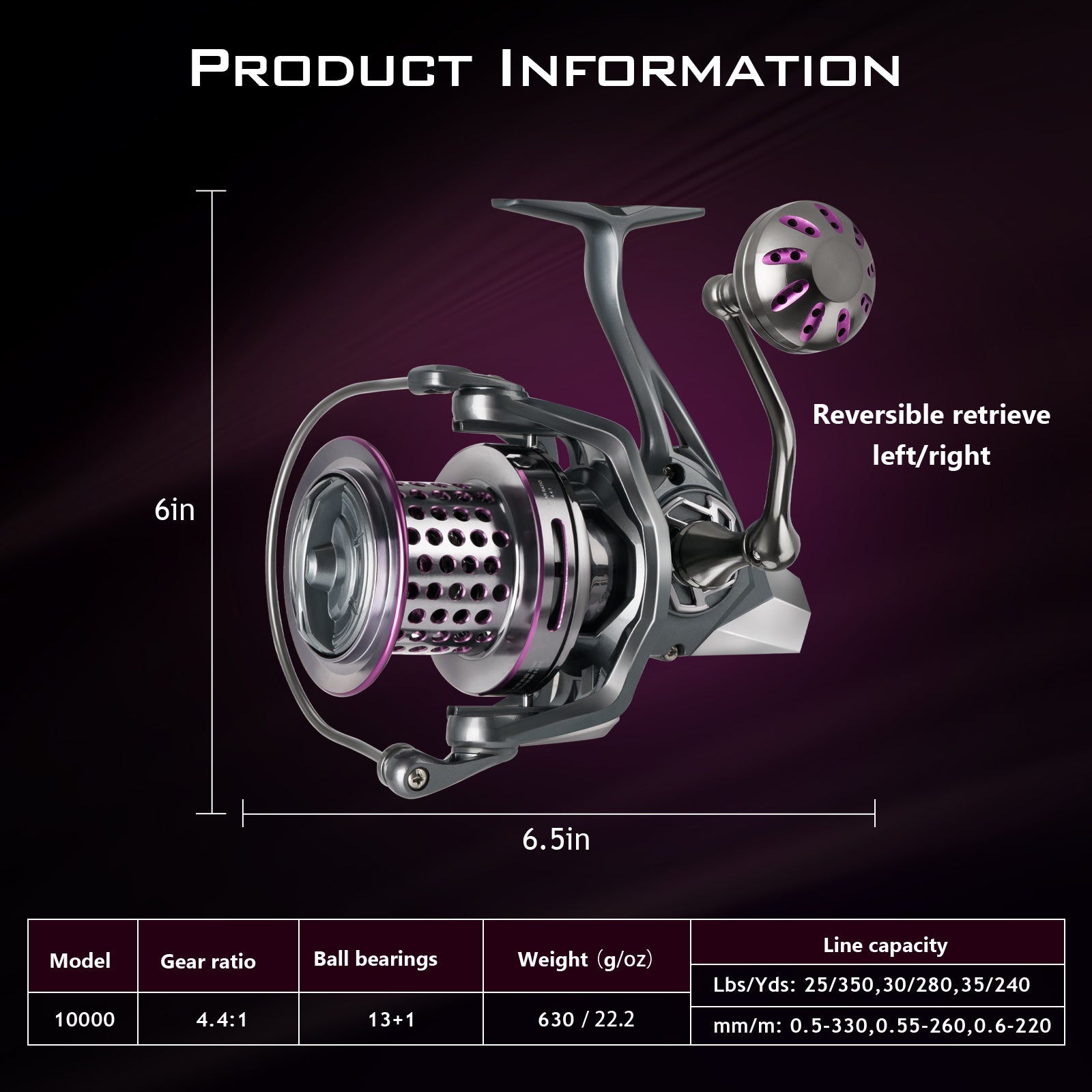THKFISH Saltwater Surf Fishing Spinning Reels 10000 for Sale