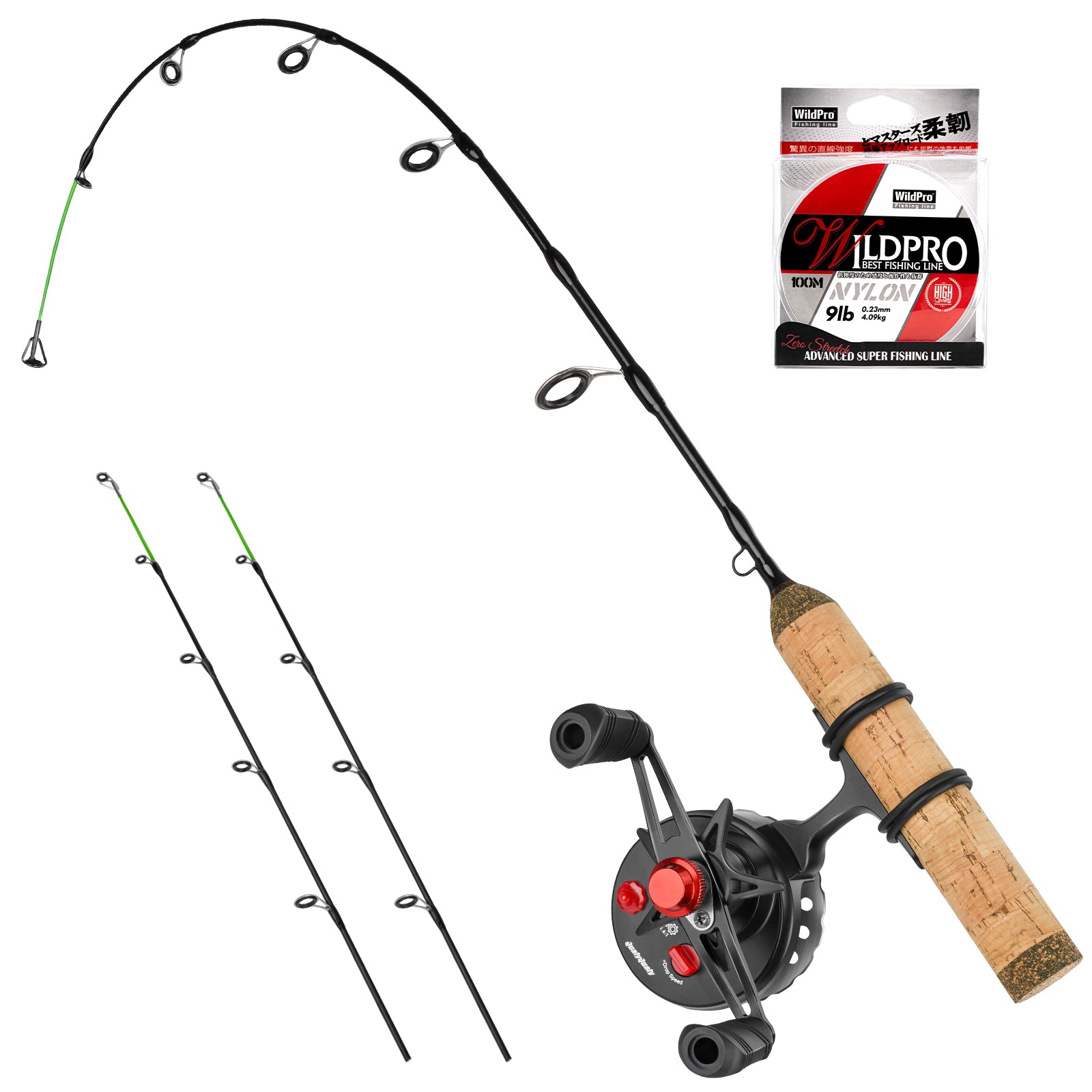 THKFISH Ice Fishing Rod and Reel Combo Ice Fishing Gear Clearance