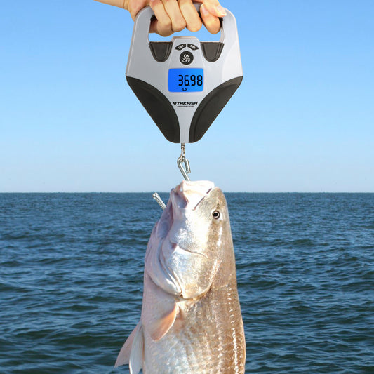 THKFISH Digital Fish Scales Weight with Larger Hook 110lb/50kg