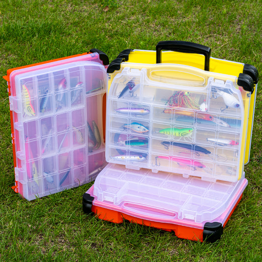 THKFISH Double Layer Fishing Tackle Storage Boxes