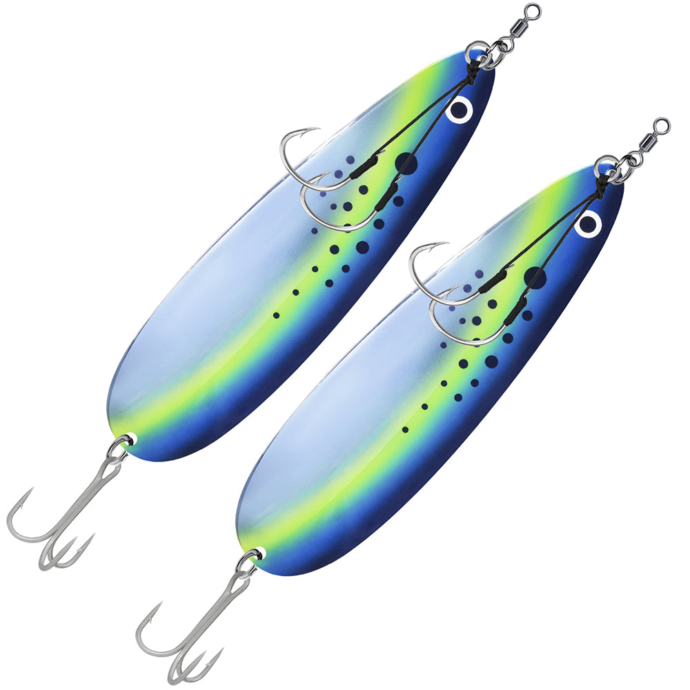 cricket double spoon fishing lure THKFISH 2pcs Magnum Flutter Spoon – Large Saltwater Fishing Lures with Hooks