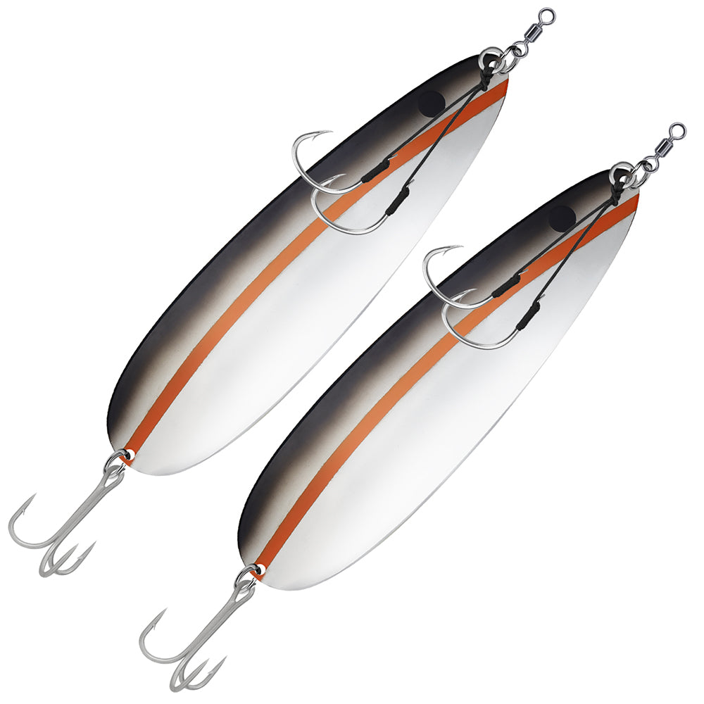 bulk flutter fish lure THKFISH 2pcs Magnum Flutter Spoon – Large Saltwater Fishing Lures with Hooks