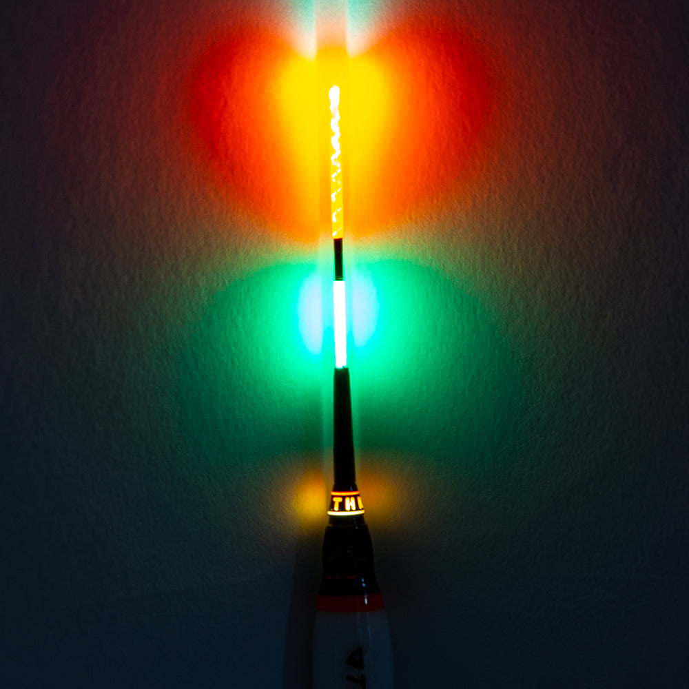 THKFISH 3PCS LED Lighted Fishing Bobbers for Night Fishing