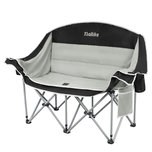 THKFISH Double Seat Camping Chair with Cup Holder