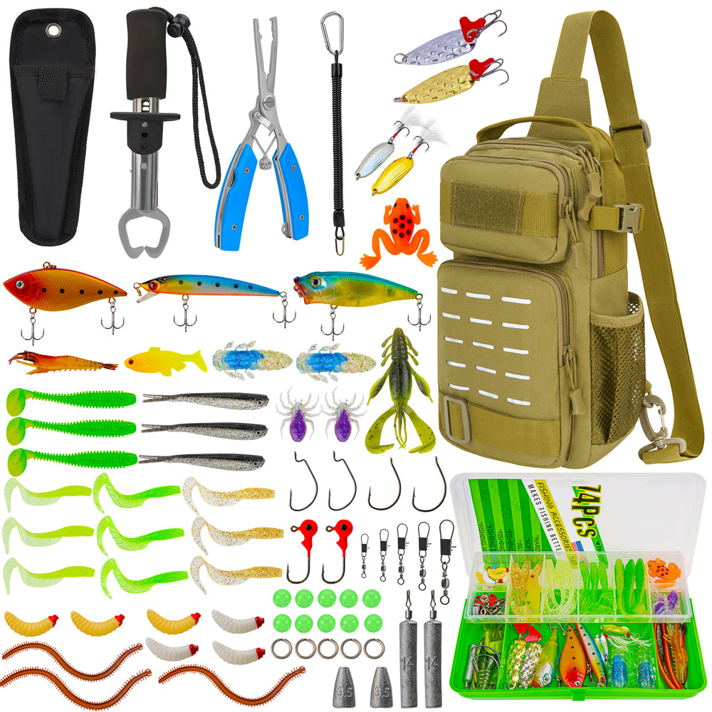 dicounted clearance sale on fishing tackle accessories PLUSINNO Lures, 137Pcs Box with Tackle Included, Crankbaits, Spoon, Hooks, Weights & Other Accessories, Fishing Bait Lure Gear Kit Gift for Men Bass Freshwater : Sports & Outdoors foam floats and terminal tackle Tainini 188Pcs Fishing Accessories Kit