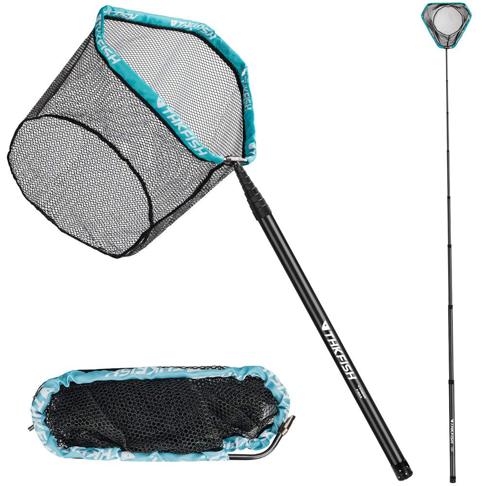 compact telescopic fishing net CarryNet Collapsible Landing Lightweight, Durable & Built for Adventure CarryCast Choosing the Right Fly Fishing Landing Net.2 THKFISH Portable Telescopic Carbon Fiber
