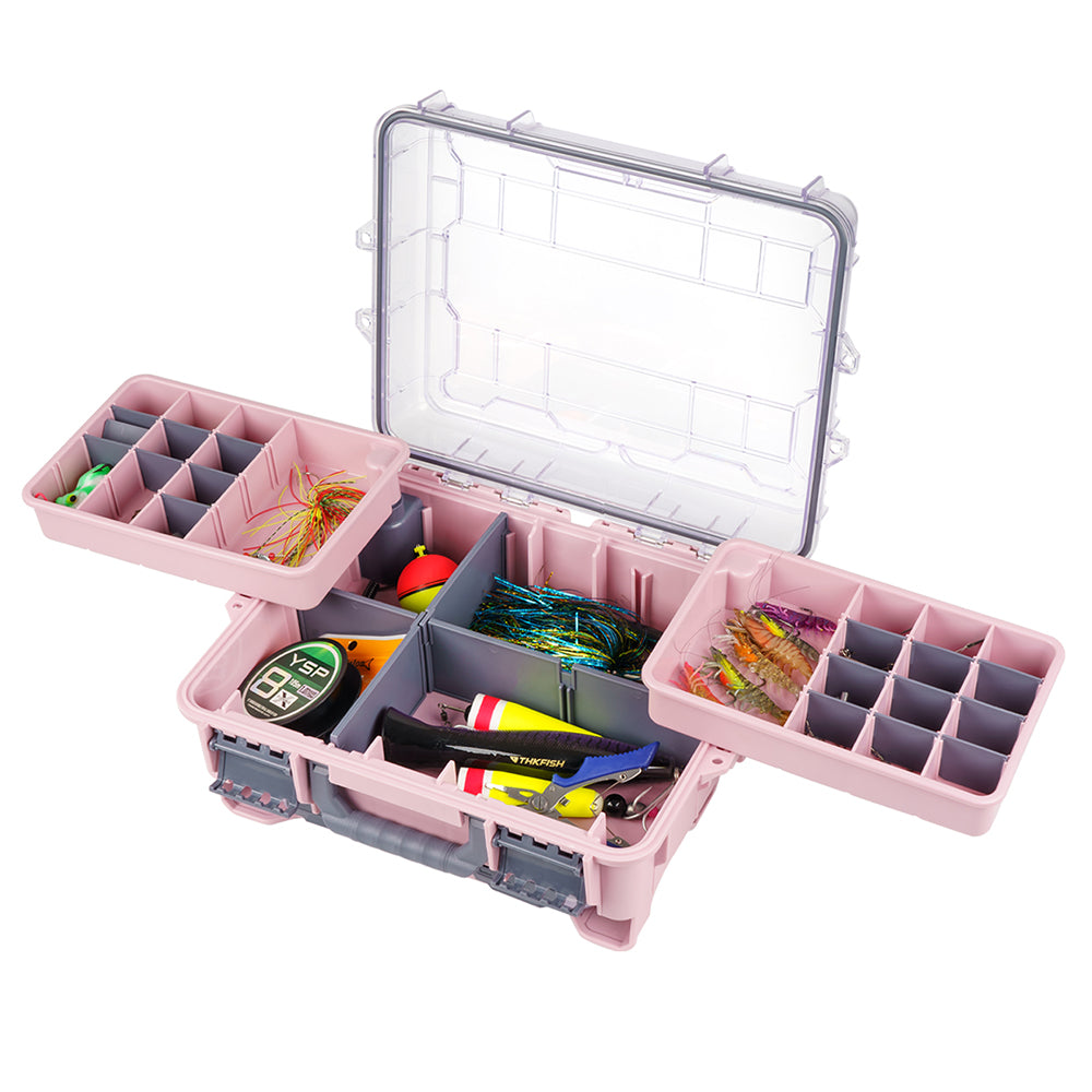 gooey tackle box THKFISH Waterproof Large Fishing Tackle Box with 3500 Fishing Gear Box