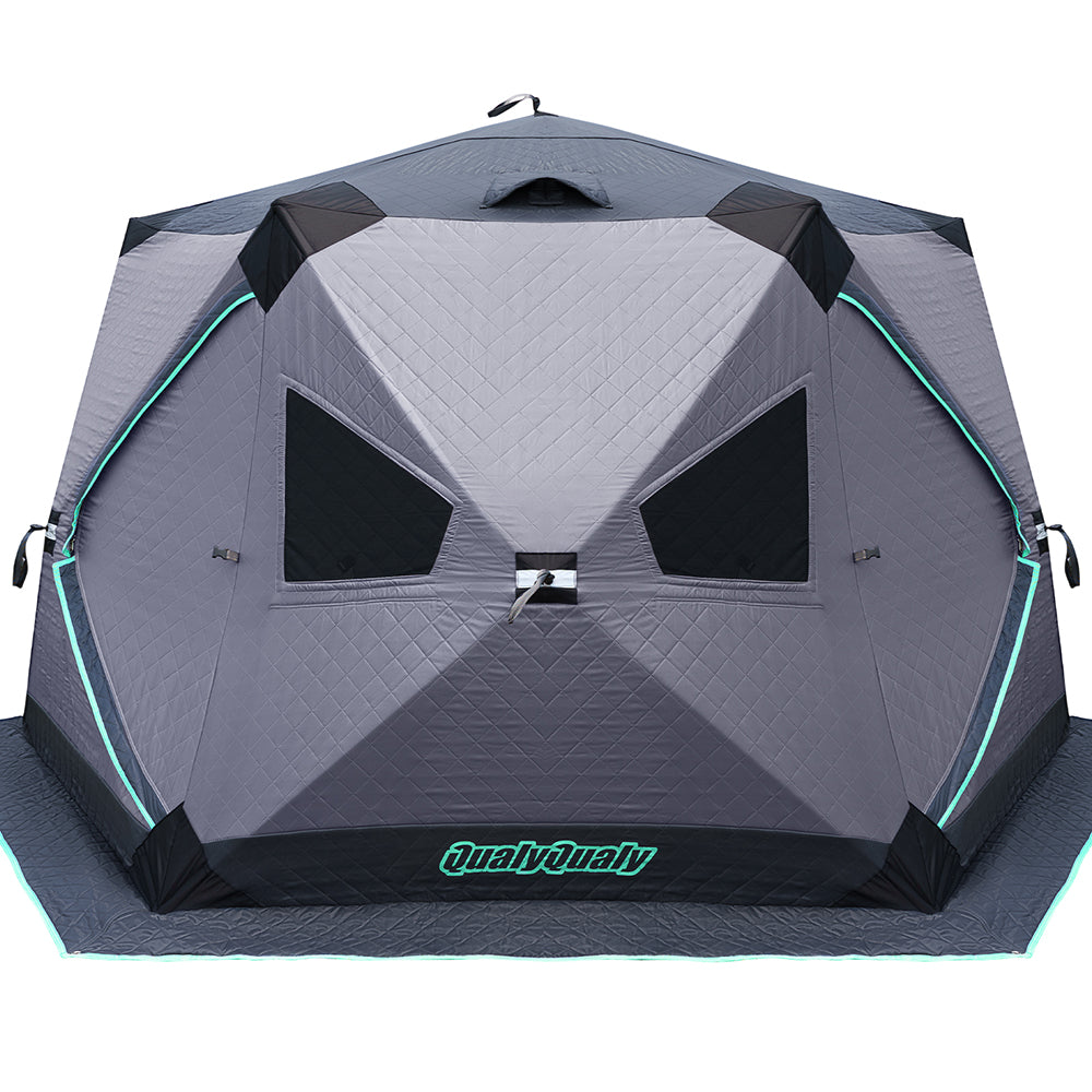 THKFISH Portable Pop-Up 4-6 Person Ice Fishing Tent Shelter
