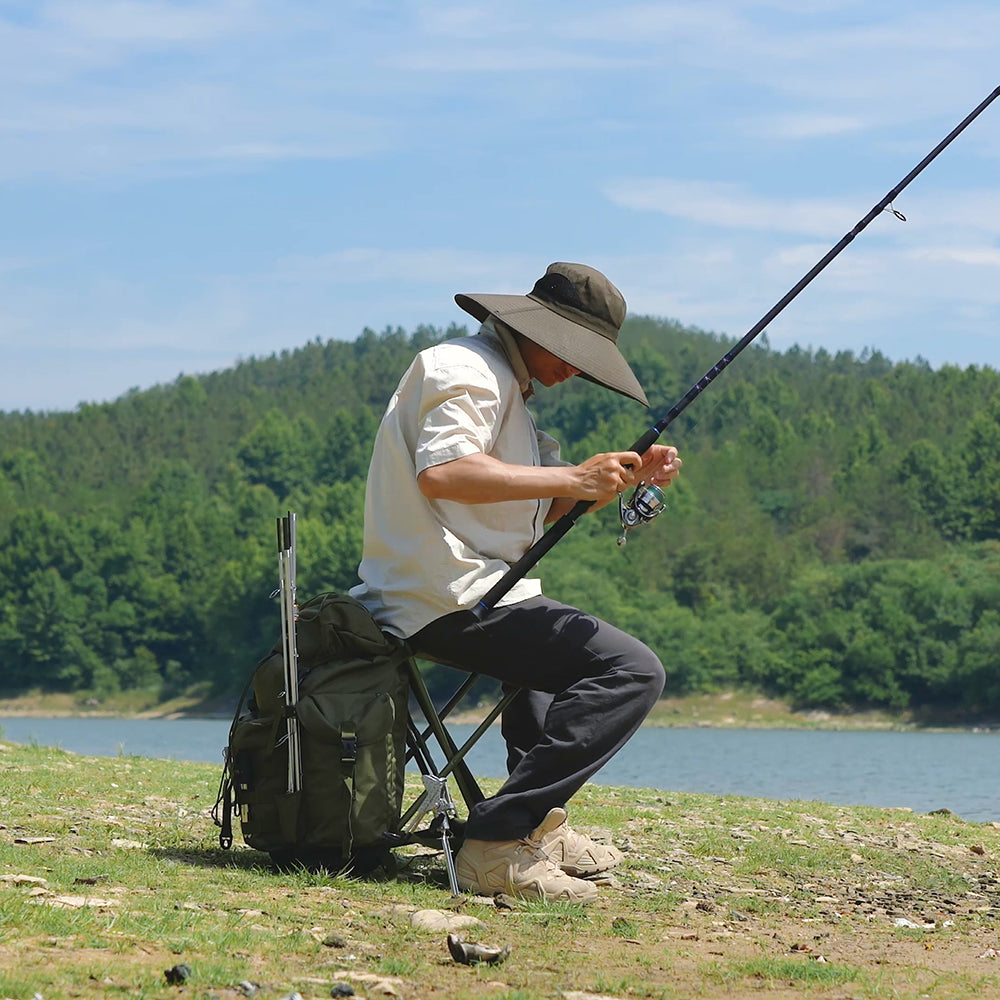 THKFISH Fishing Backpack with Foldable Chair & Rod Holders THKFISH Fishing Backpack with Foldable Chair & Rod Holders